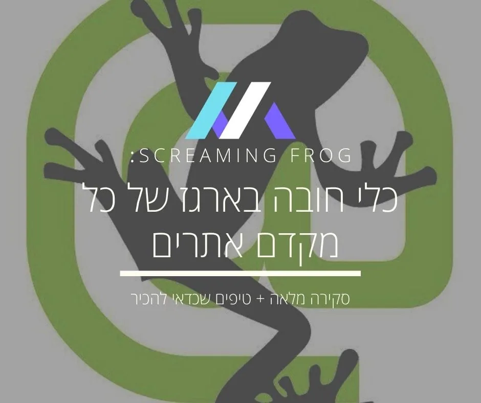 Screaming Frog – כלי חובה בארגז של כל מקדם אתרים