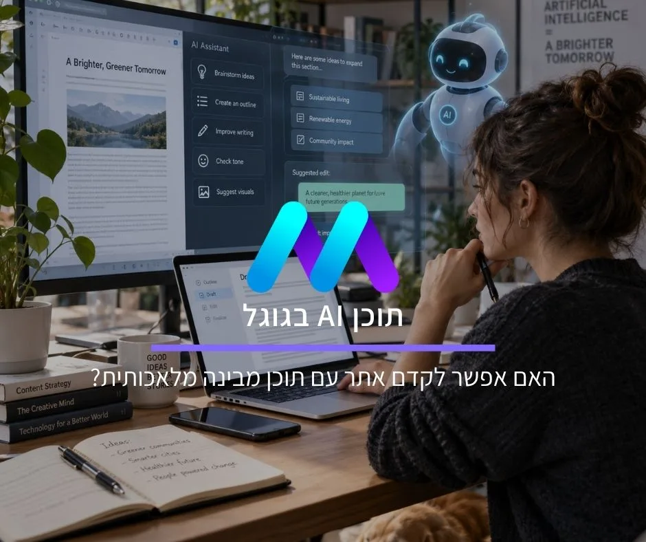 תוכן AI בגוגל: האם אפשר לקדם אתר עם תוכן מבינה מלאכותית?