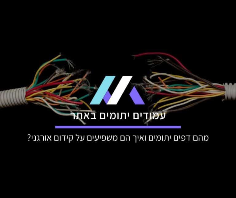 מהם דפים יתומים ואיך הם משפיעים על קידום אורגני?