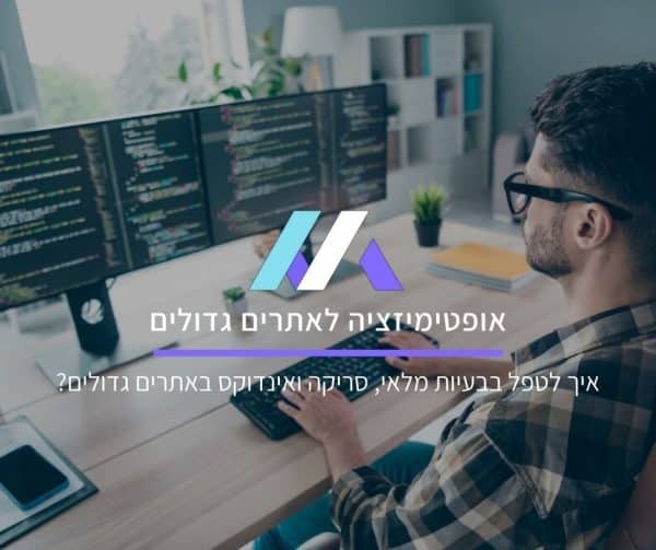אופטימיזציה לאתרים גדולים